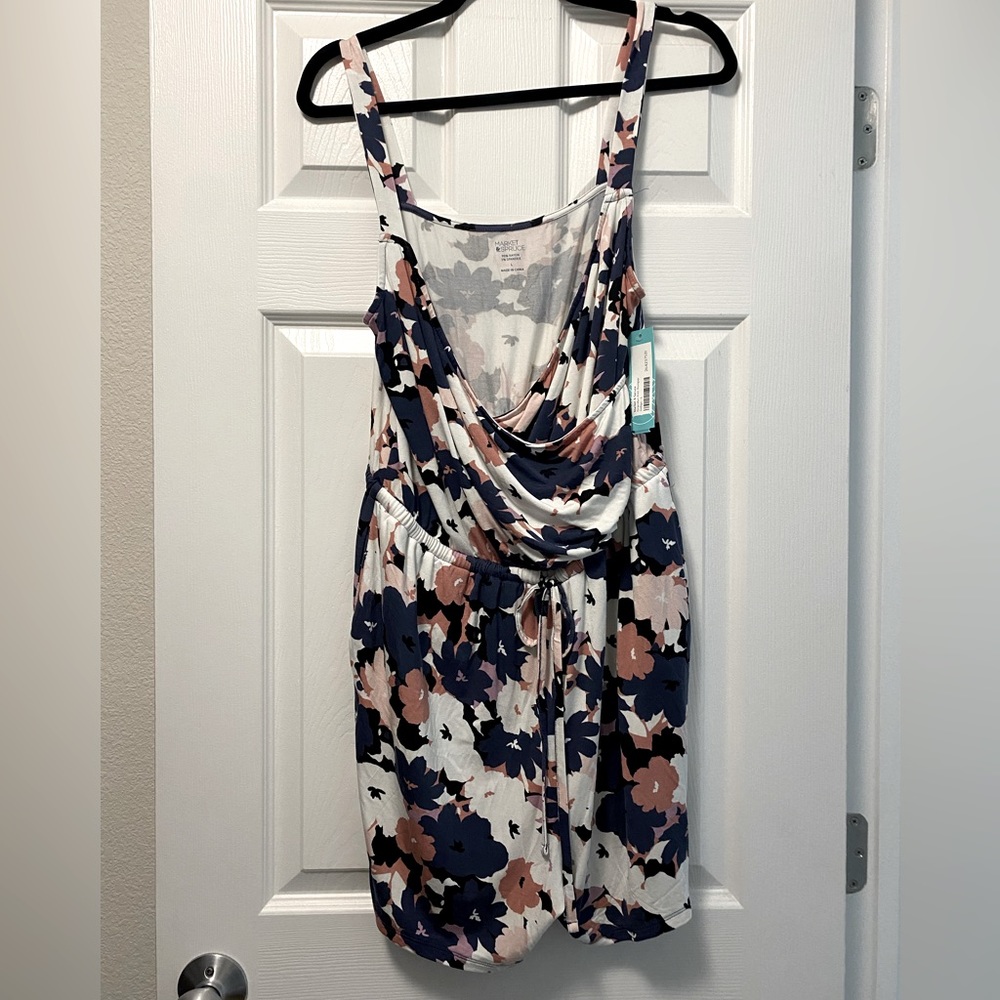 Market & Spruce Gracelyn Knit Romper Size Large NWT